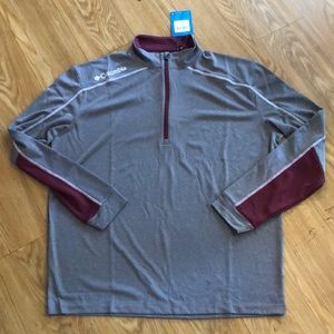 Columbia mens Shotgun 1/4 pullover. NWT